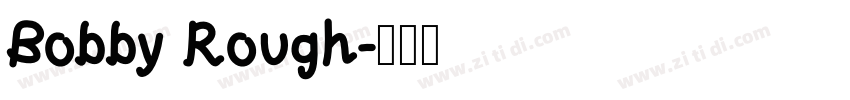 Bobby Rough字体转换